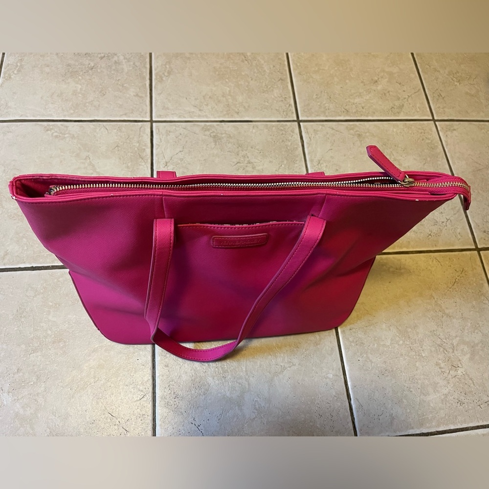 Vera Bradley leather tote bag - Picture 7 of 8